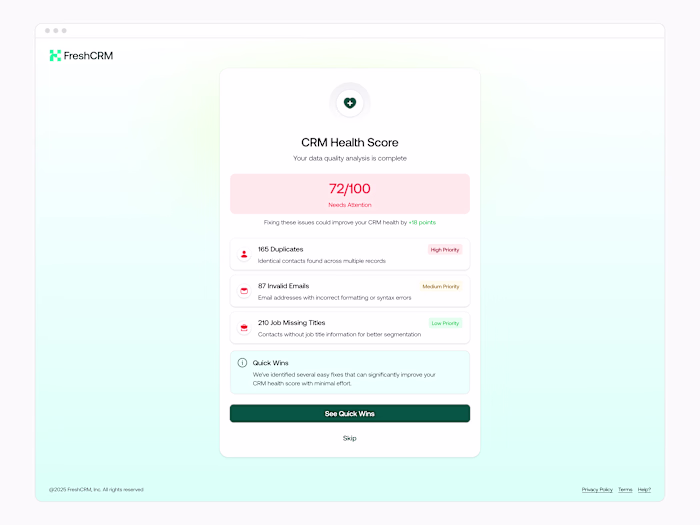 CRM AI - Scan Leads