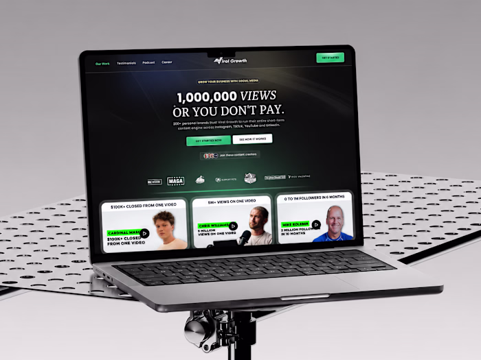 Designed a funnel page in