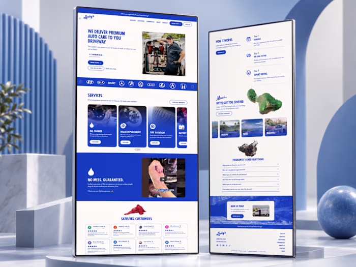 Looby's Mobile Auto Care Website Design and Development