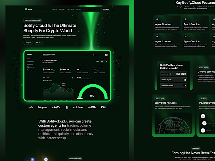 Crypto Website Design