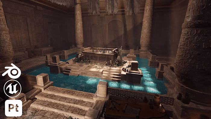 Eternal Pharaoh (Blender and Unreal Engine) - YouTube