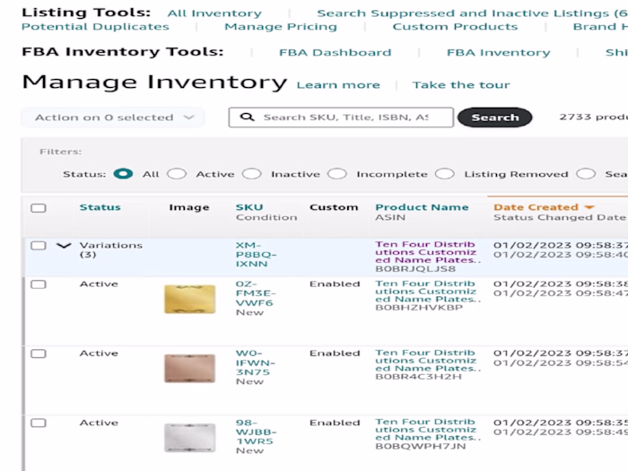 Amazon Listing Creation with Variations and SEO content writing 