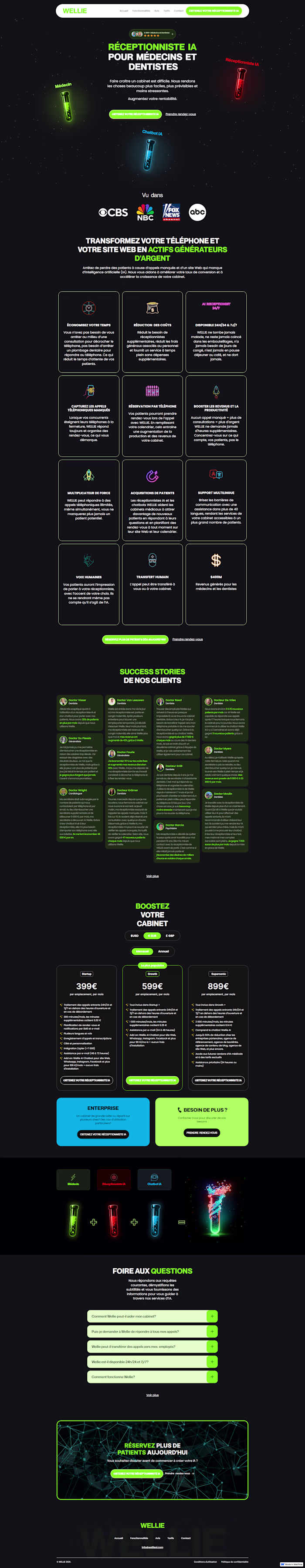 Built a multi-language landing page