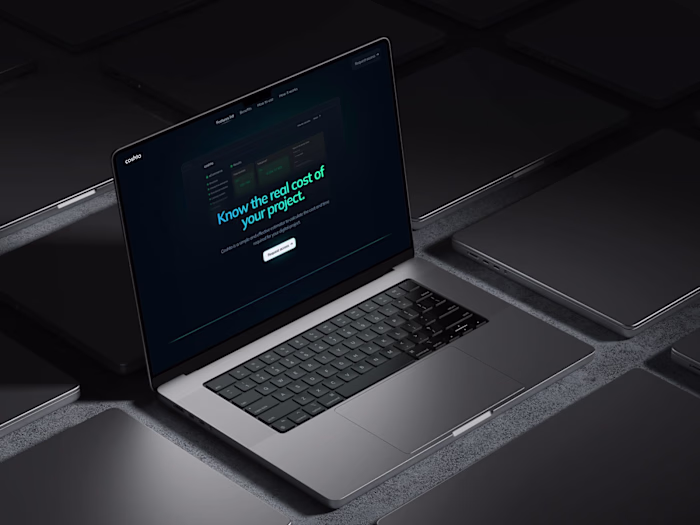 Coshto — Landing page