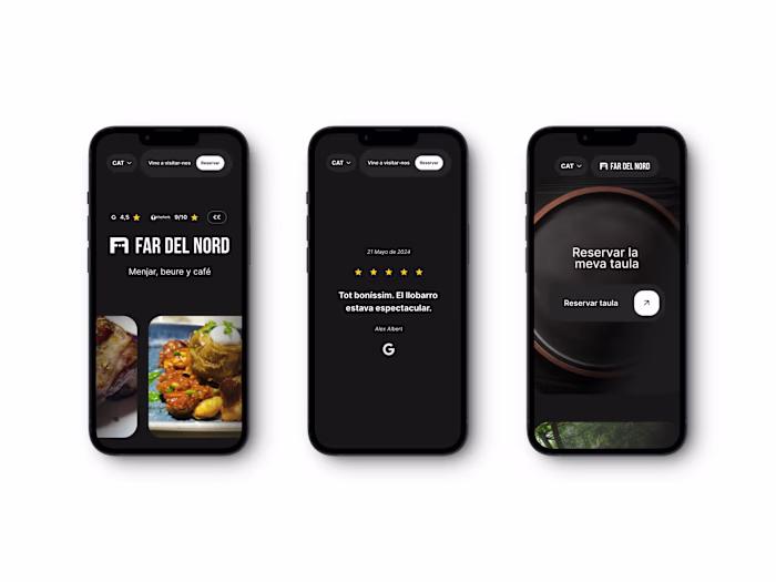 Restaurant Web Design