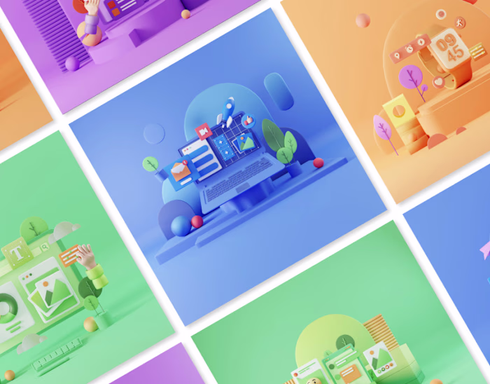 3D Device Illustrations