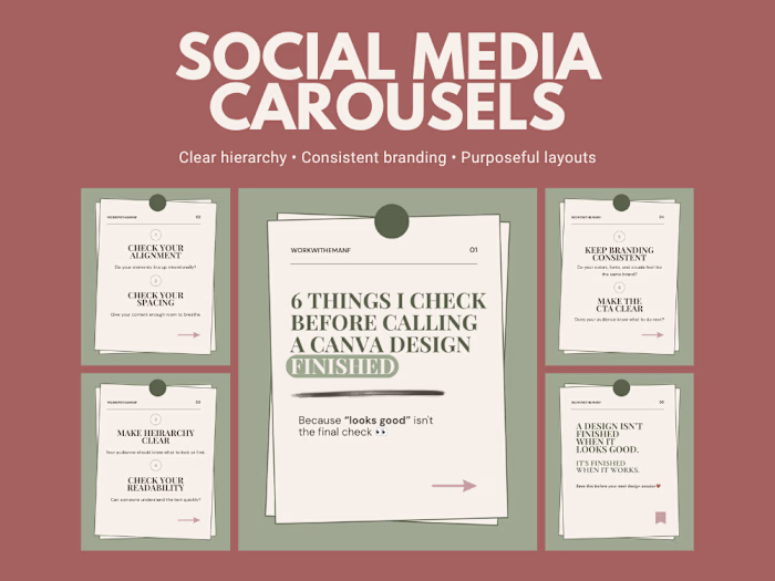 Social Media Carousels