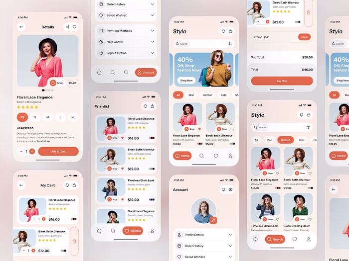E-commerce Mobile App | Modern Shopping Experience ✨ Style m...