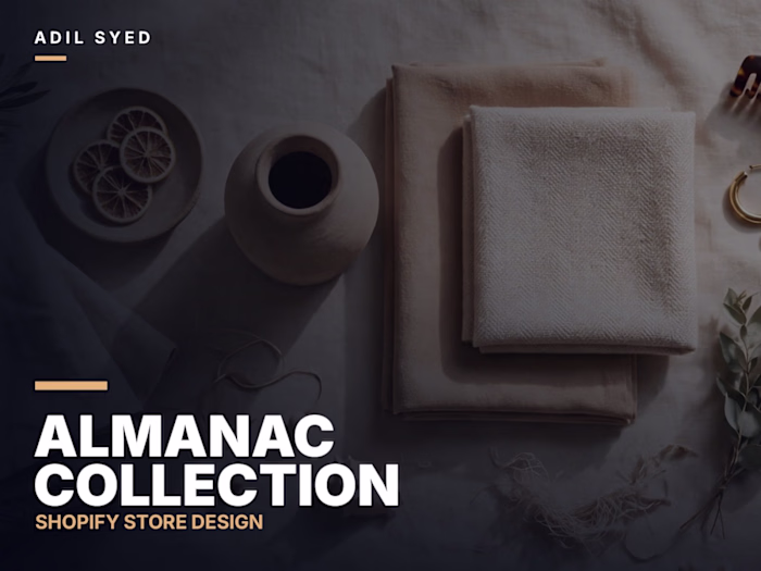 Almanac Collection - Shopify Store Design