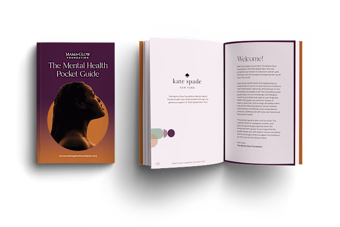 Editorial + Web Design | Mental Health Pocket Guide | Kate Spade