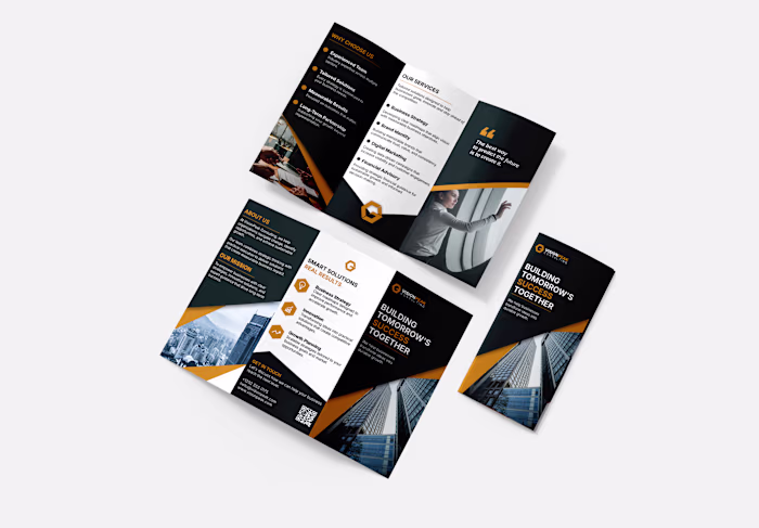 Professional Brochure Design for Corporate Brand Presence