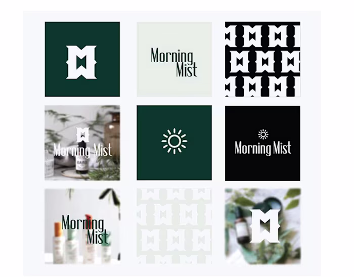 Design a brand named Morning Misty