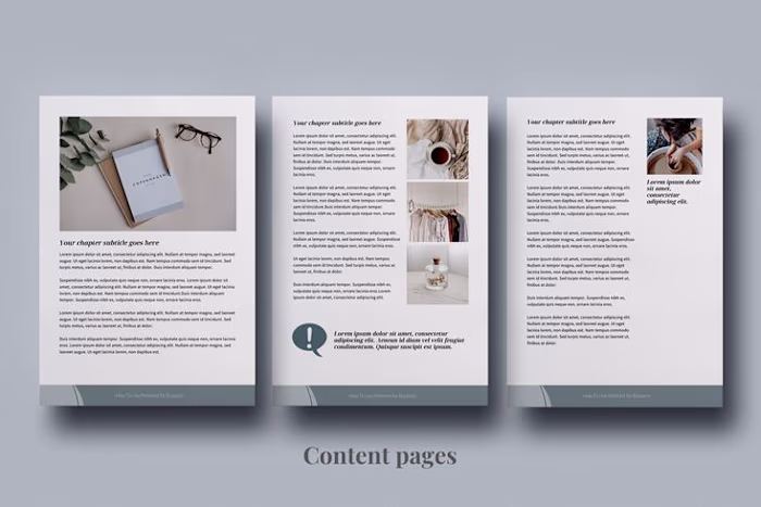 Ebook and workbook design
