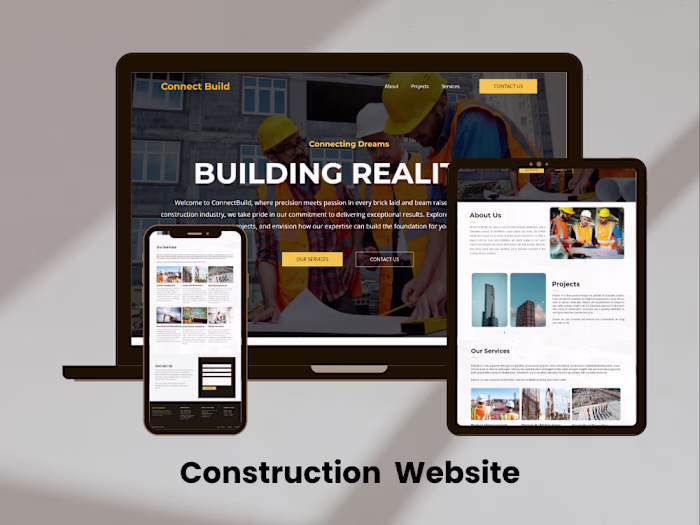 Construction Services Website & Enquiry Path for ConnectBuild