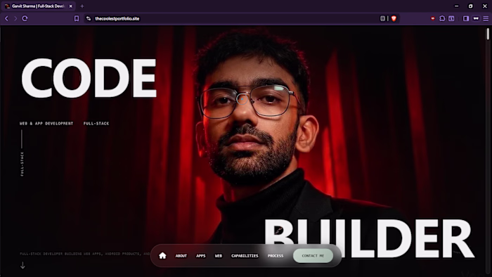 My own portfolio site —