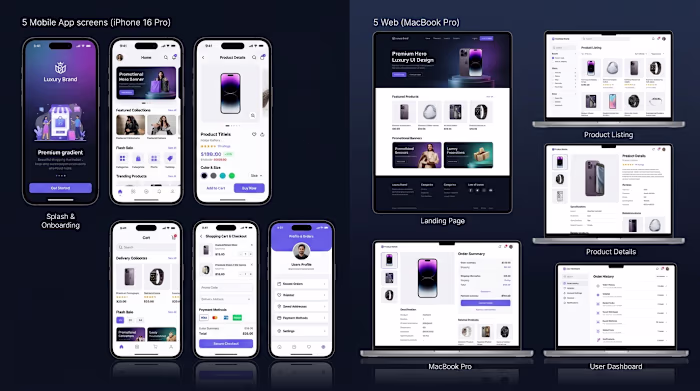 An end-to-end, cross-platform luxury shopping