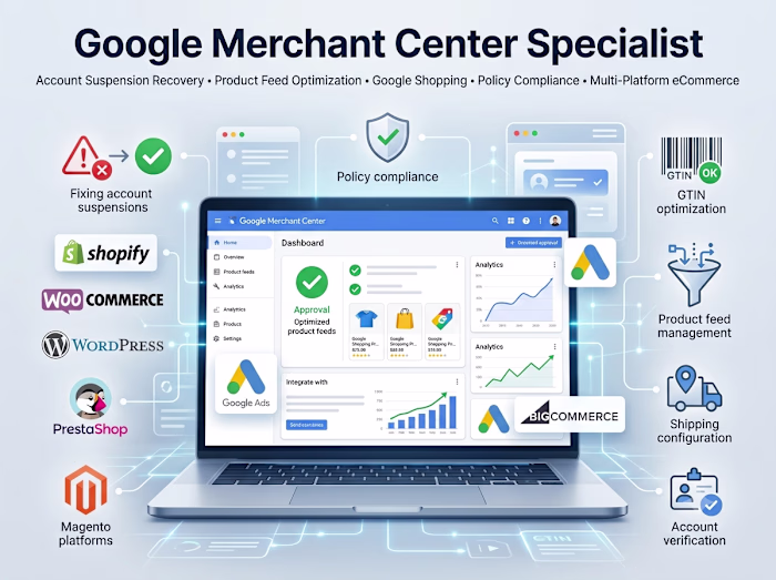 Google Merchant Center Suspension Recovery for Shopify Store...