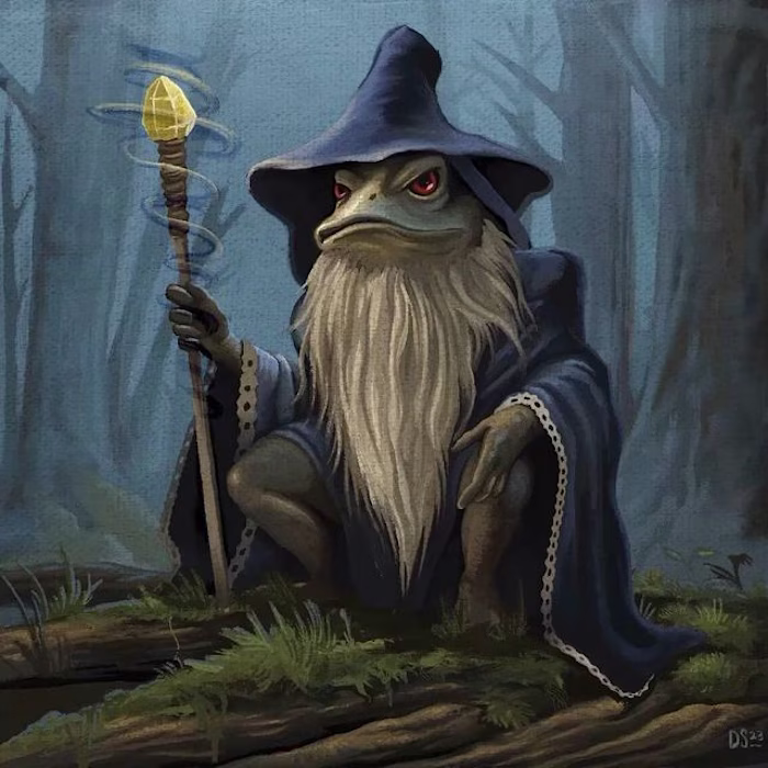 Froggy the Wizard in the Woods!
