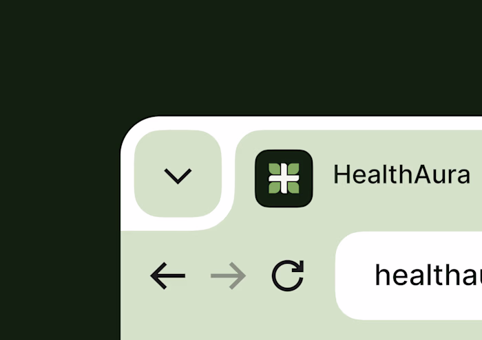 Health Aura: Wellness Brand Identity and Digital System