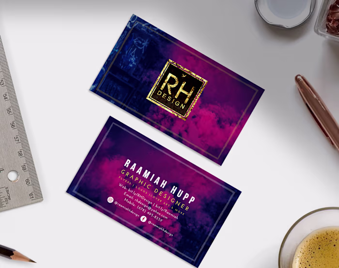 RH Design Business Cards