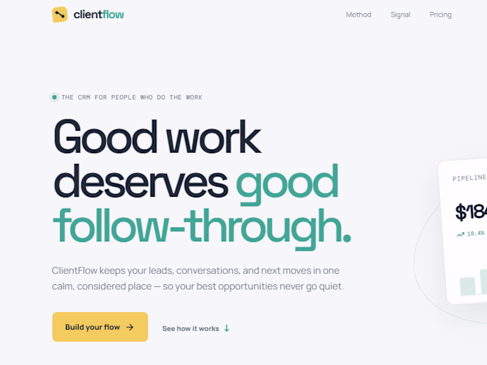 Development of ClientFlow CRM