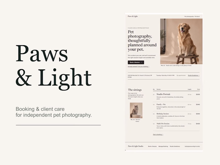 Paws & Light is a