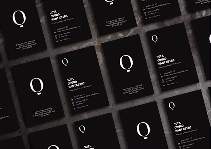 Minimal Business Card Design