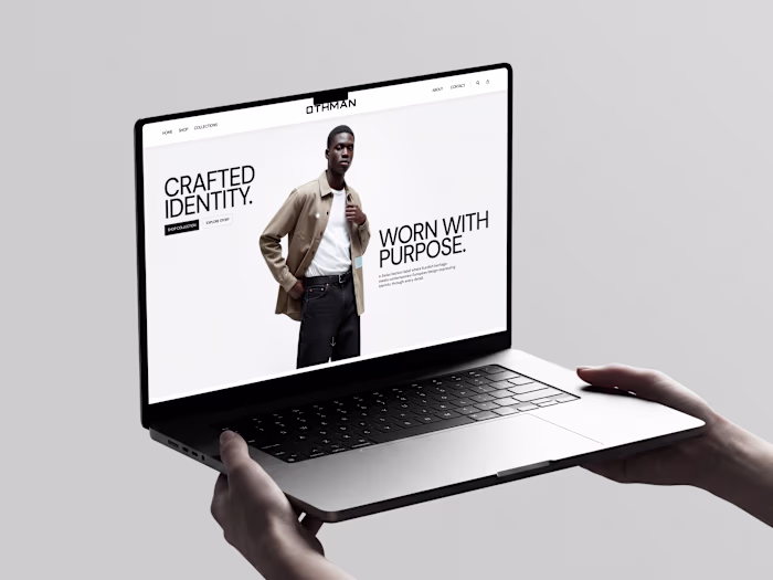 Othman Landing Page Design