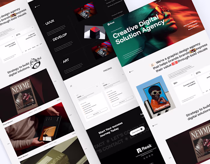 Creative Digital Agency Landing page