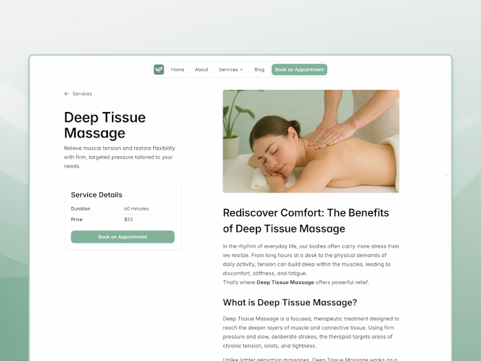 Tranquile Website Framer Template
