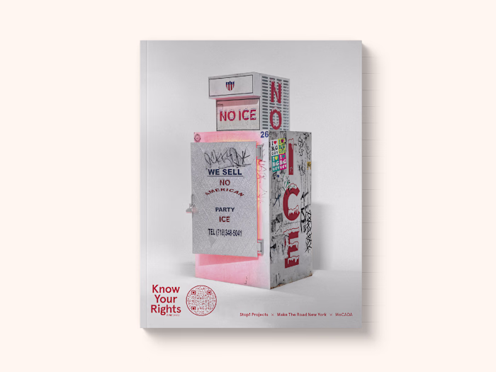 MOCADA / NO I.C.E. Exhibition Zine