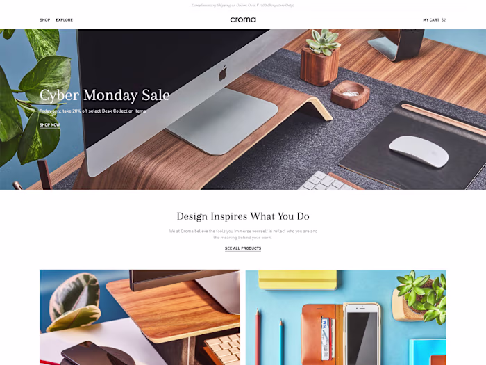 Ecommerce Landing Page