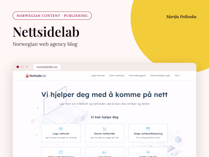 Nettsidelab: Norwegian Content Management