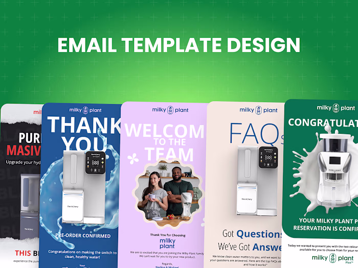 Email Designs: Milky Plant (Part 1)