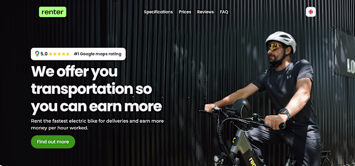 🚴 Renter - My startup