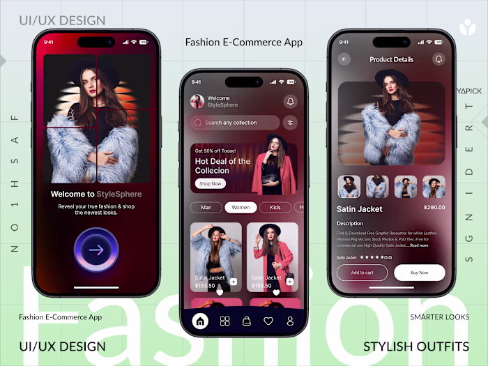 Fashion E-Commerce App – Modern
