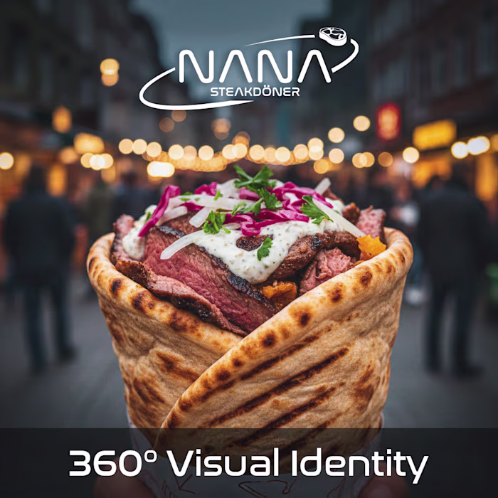 NANA STEAKDÖNER: A Futuristic 360° Visual Identity