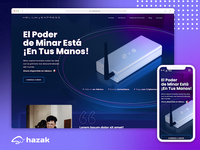 Crypto Industry eCommerce Website