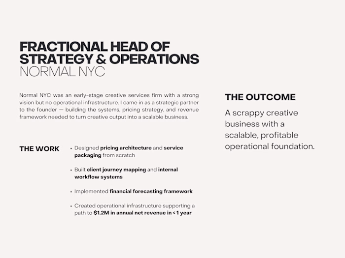 From Scrappy to Scalable: Operations & Growth Strategy