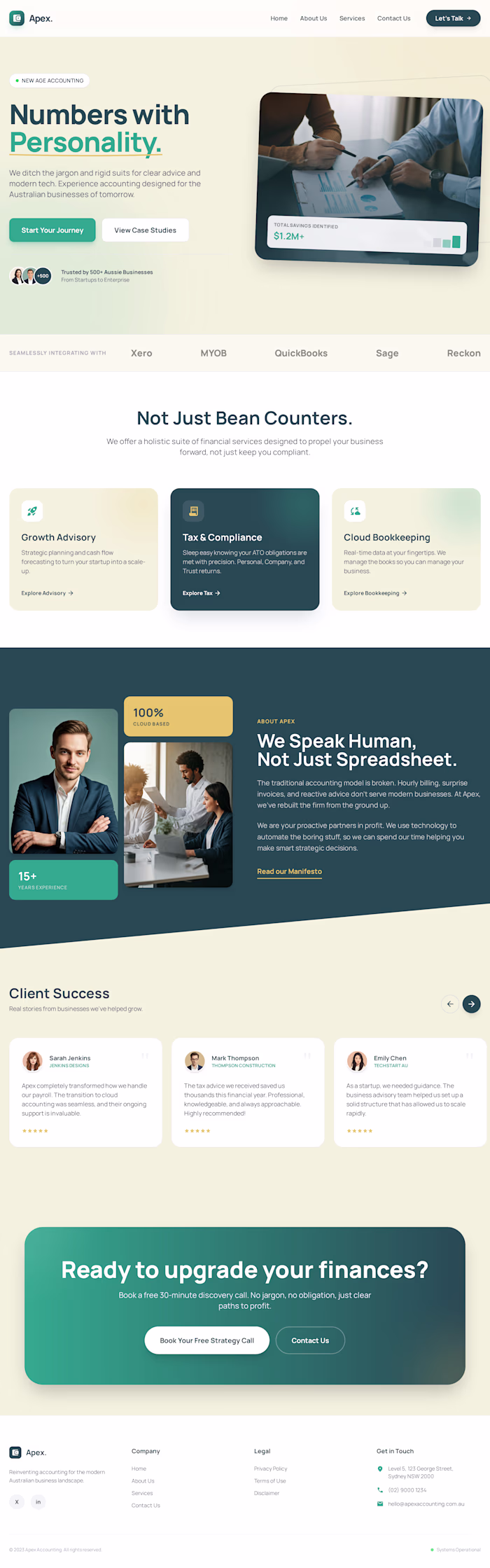Try something with webflow's AI site builder for finance and...
