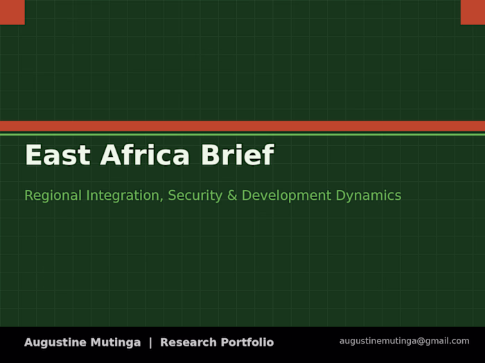 East Africa brief