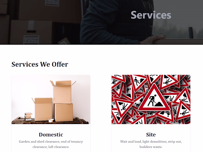 Moving Company Website