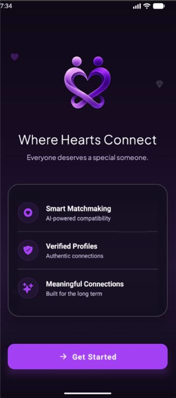 Heartly Matchmaking App Development