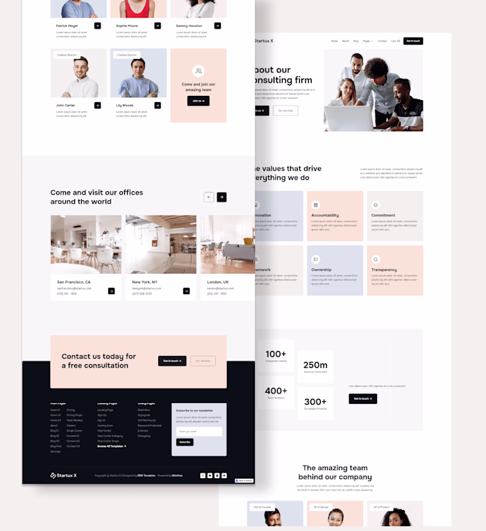 StartUX template clone