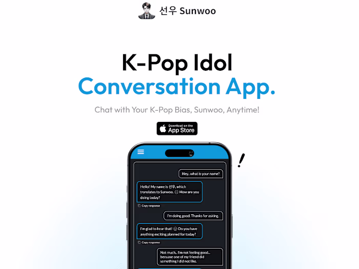 Kpop-Idol chat app