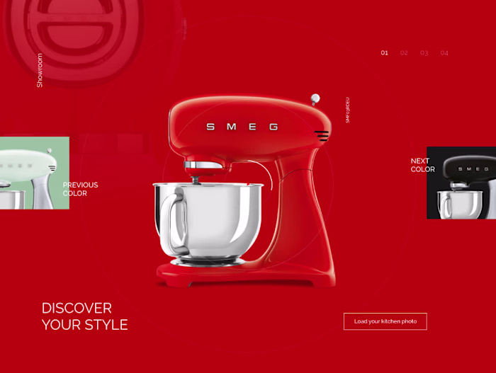 Landing page design