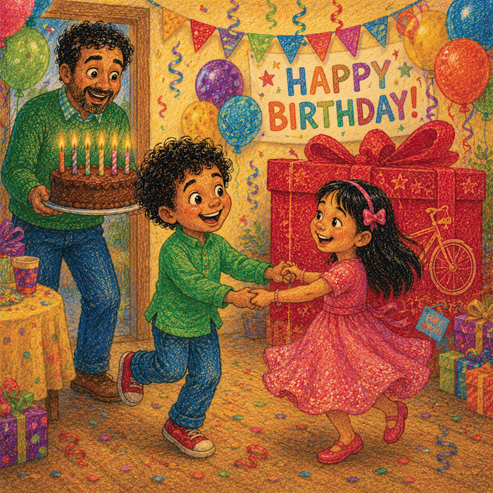 Colorful Children's Book Illustration
