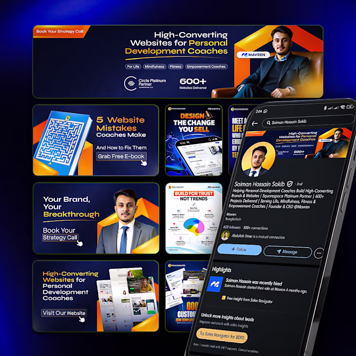 LinkedIn Brand System for a