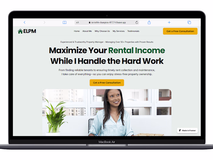 ELPM – Hassle-Free Property Management Website