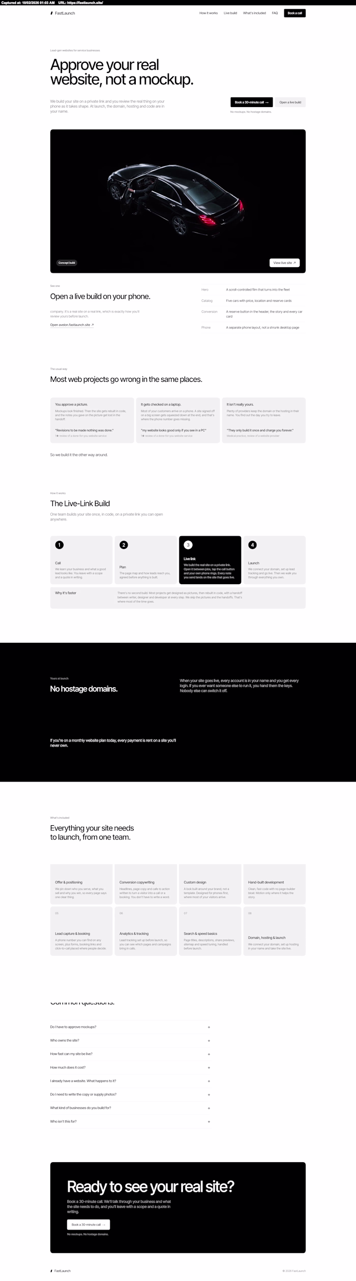 Offer Creation and Website Design